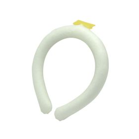 Cooling Neck Hanging Ice Ring Outdoor Sports (Option: White 18℃)