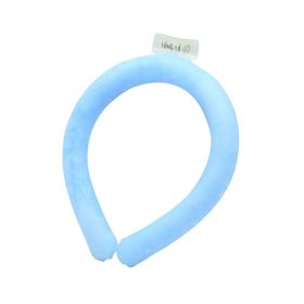 Cooling Neck Hanging Ice Ring Outdoor Sports (Option: Blue 18 ℃)