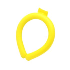 Cooling Neck Hanging Ice Ring Outdoor Sports (Option: Yellow 28 ℃)