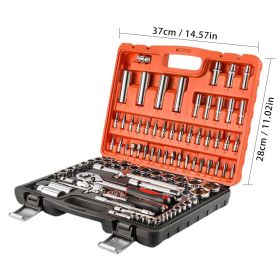 94 Pieces, Test Current Pen,Crosshead Screwdriver,Flathead Screwdriver,Safety Hammer,Allen Wrench,Aluminum Flashlight,Multi Functional Scissors,B (Option: 96p)